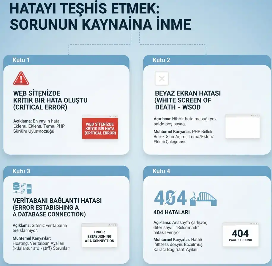 Siteniz Çöktü mü? Acil Durumlar İçin Adım Adım WordPress Teknik Destek Kılavuzu